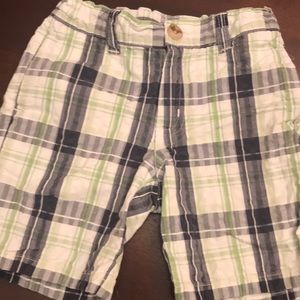 Janie & Jack plaid shorts